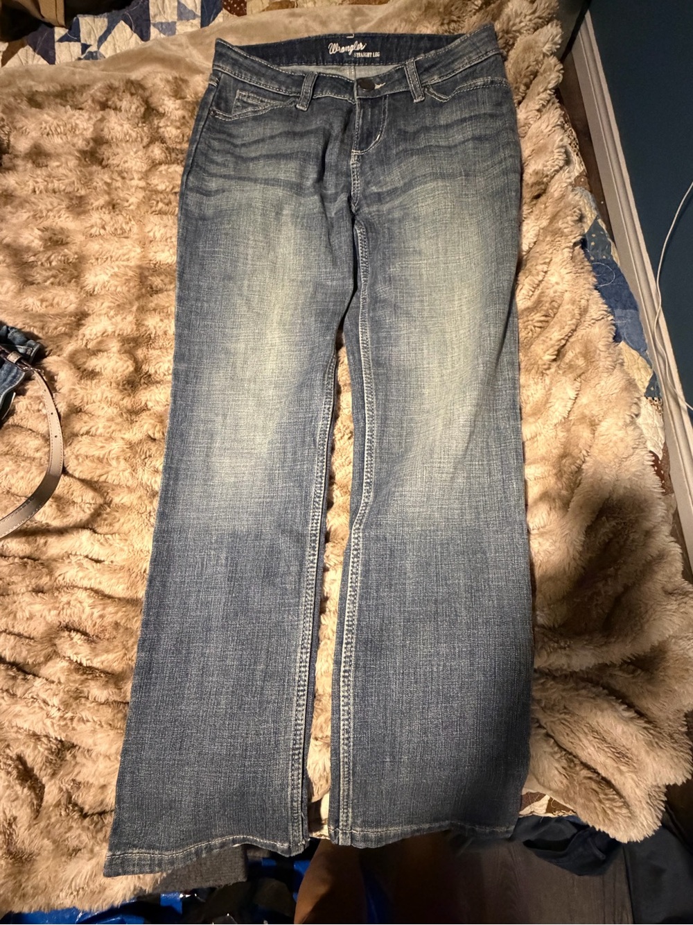 Wrangler Women's Light Blue Wide Leg Jeans